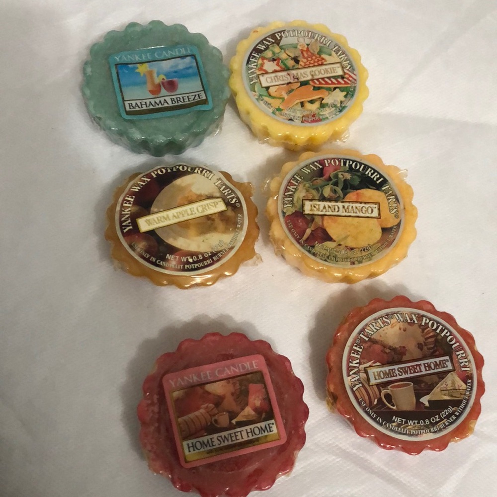 Yankee Candle Wax Tarts Bundle of 6
